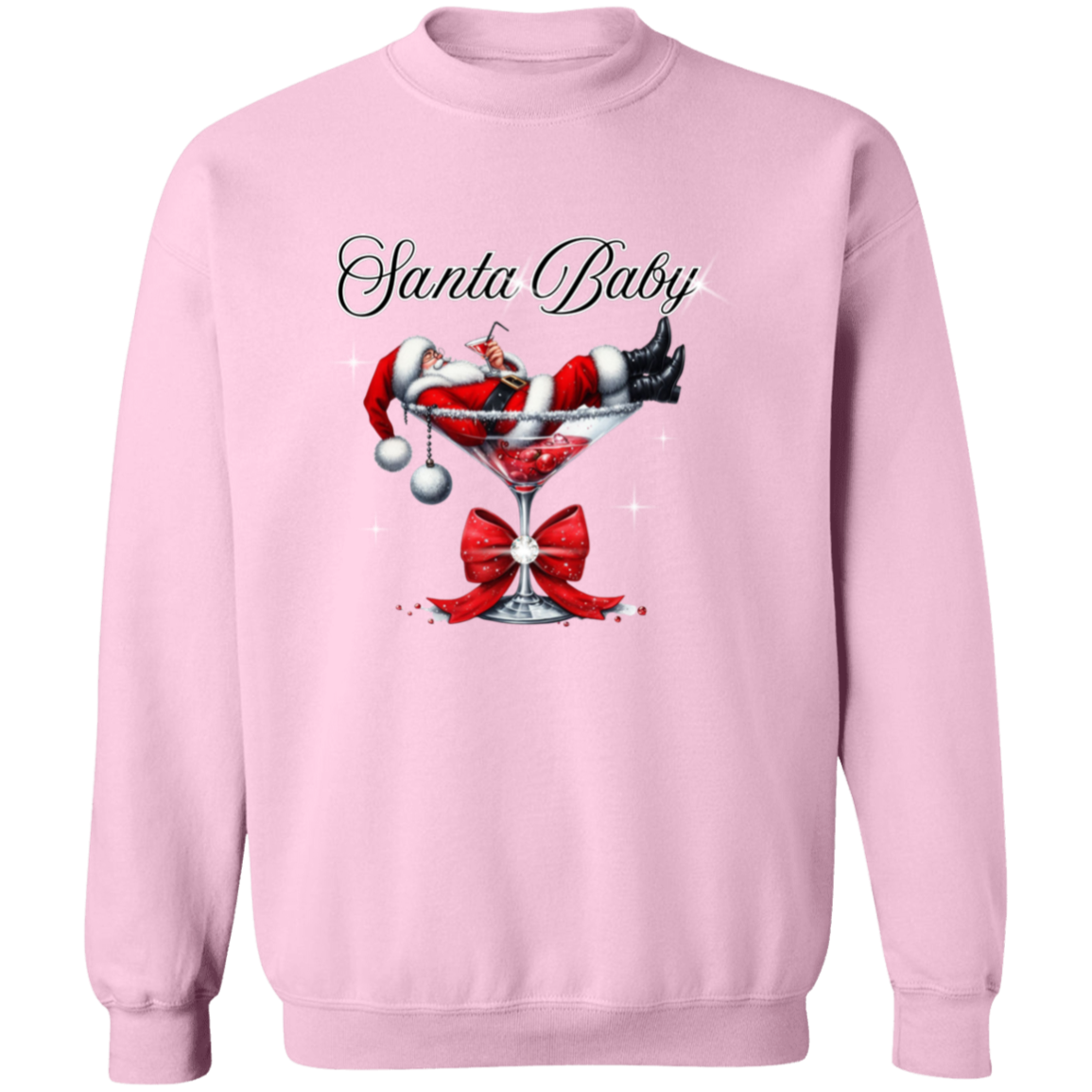 Santa Baby Crewneck Pullover Sweatshirt