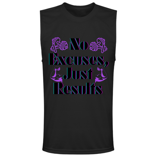 No Excuses, Just Results -  Men's Muscle Tee