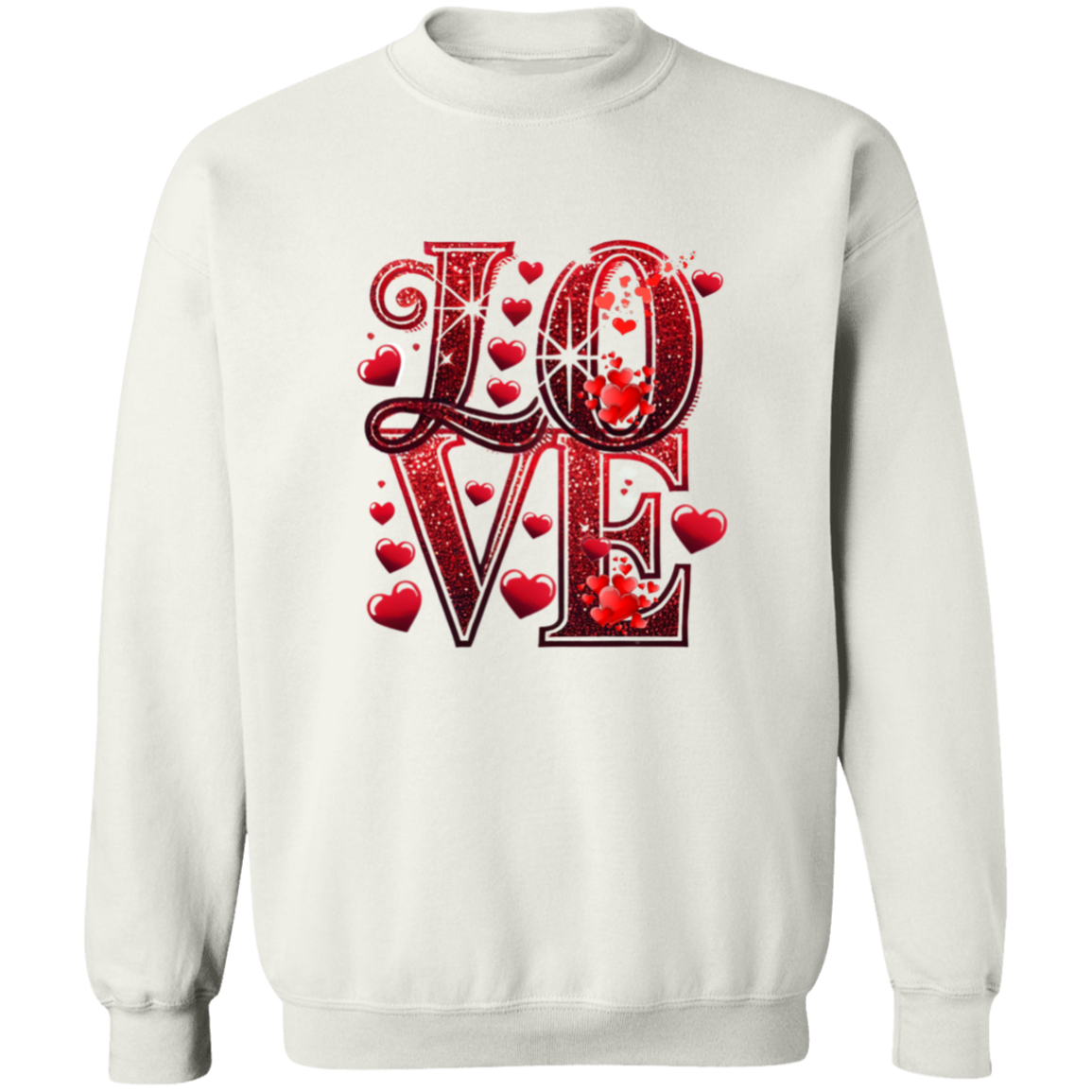 Love Crewneck Pullover Sweatshirt