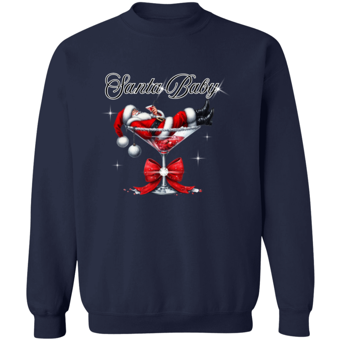 Santa Baby Crewneck Pullover Sweatshirt