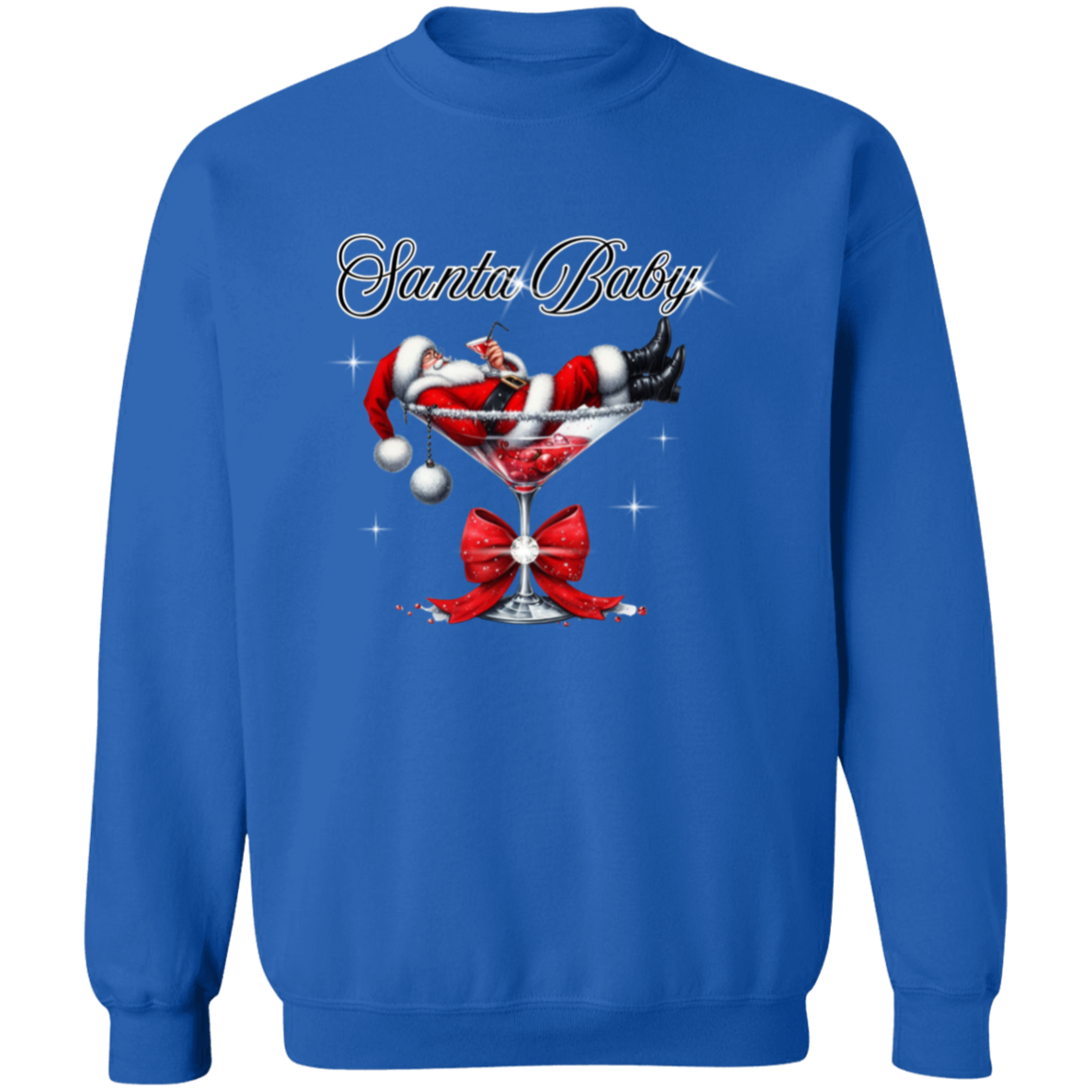 Santa Baby Crewneck Pullover Sweatshirt